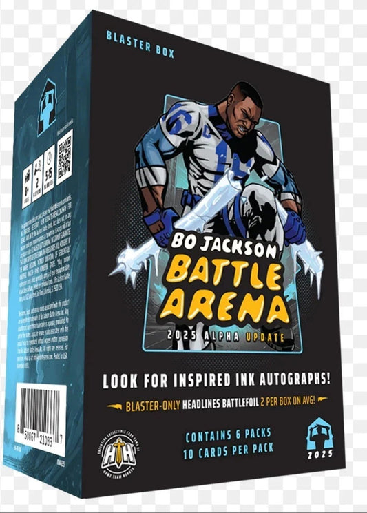 Bo Jackson Battle Arena 2025 Alpha Update Blaster Box – Battle Card Game Collectible