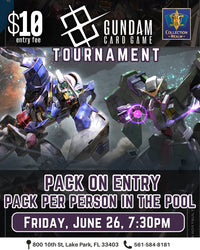 Gundam Card Game Tournament – June 26, 2026 (Friday 7:30 PM)