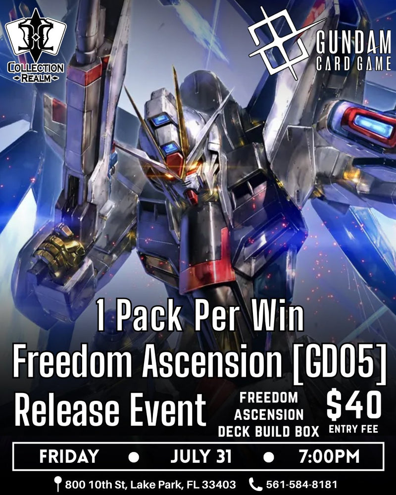 Gundam Card Game Release Event – July 31, 2026 (Friday 7:00 PM)