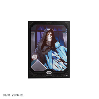 Star Wars: Unlimited Art Sleeves – Emperor Palpatine, Trading Card Sleeves for TCG Cards, Deck Sleeves and Card Protectors, Collectible Card Game Accessories