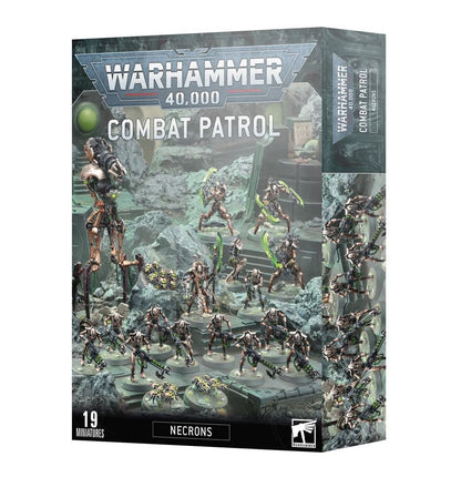 Warhammer 40K Combat Patrol Necrons Army Box Set – Games Workshop Warhammer 40,000 Miniatures Kit Featuring Necron Warriors, Canoptek Constructs & Destroyer Cult Units (PRE-ORDER)