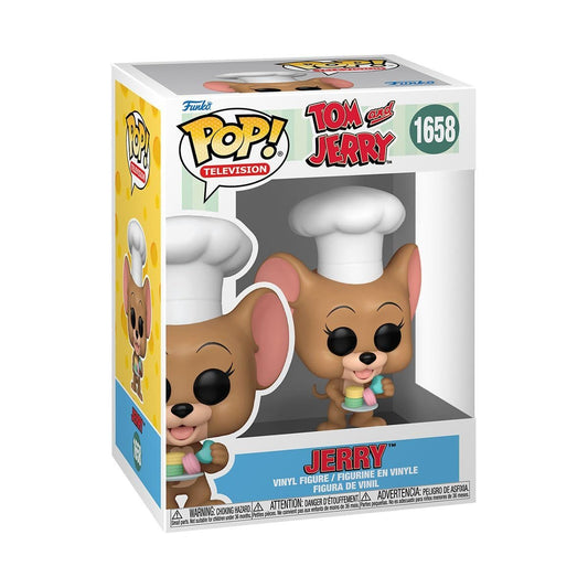 Jerry Dessert Funko Pop! Television Tom and Jerry - Approx. 3 3/4" Collectible Vinyl Figure #1658 with Window Display Box