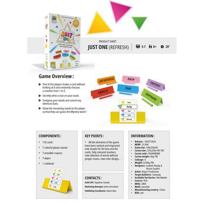 Just One Refresh Board Game (PREORDER - Release Date June 2026)