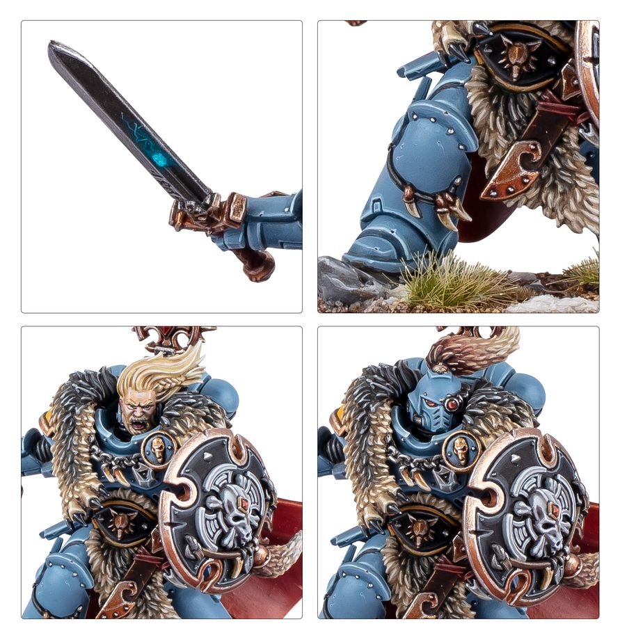 Warhammer 40,000 Combat Patrol: Space Wolves – 21 Miniatures Including Wolf Guard Battle Leader, Terminators, Blood Claws & Wulfen