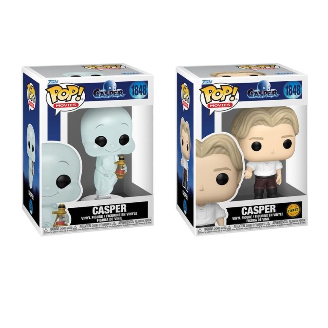 Casper #1848 Funko Pop! Casper 30th Anniversary - Set of 2 (Chase and Common) Collectible Vinyl Figures