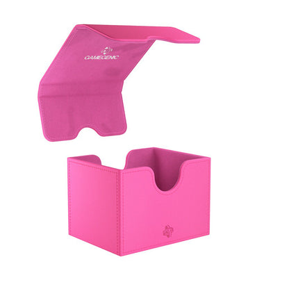 Gamegenic Sidekick 100+ XL Pink Convertible Deck Box for 100+ Double-Sleeved Cards, Magnetic Closure, Extra-Large Storage for Commander Decks, Tokens, and Trading Card Games