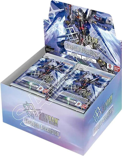 Gundam Card Game Freedom Ascension GD05 Booster Box | 1st Anniversary Trading Card Expansion | 24 Booster Packs | Features G Gundam, Strike Freedom Gundam & Nu Gundam (PRE-ORDER)