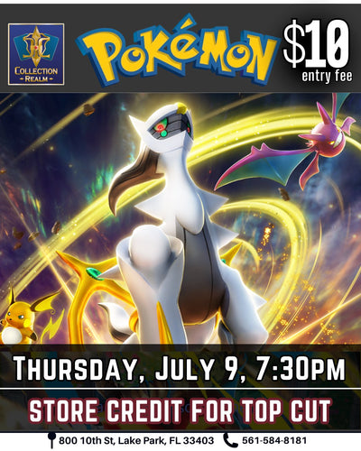 Pokémon TCG Tournament – July 9, 2026 (Thursday 7:30 PM)
