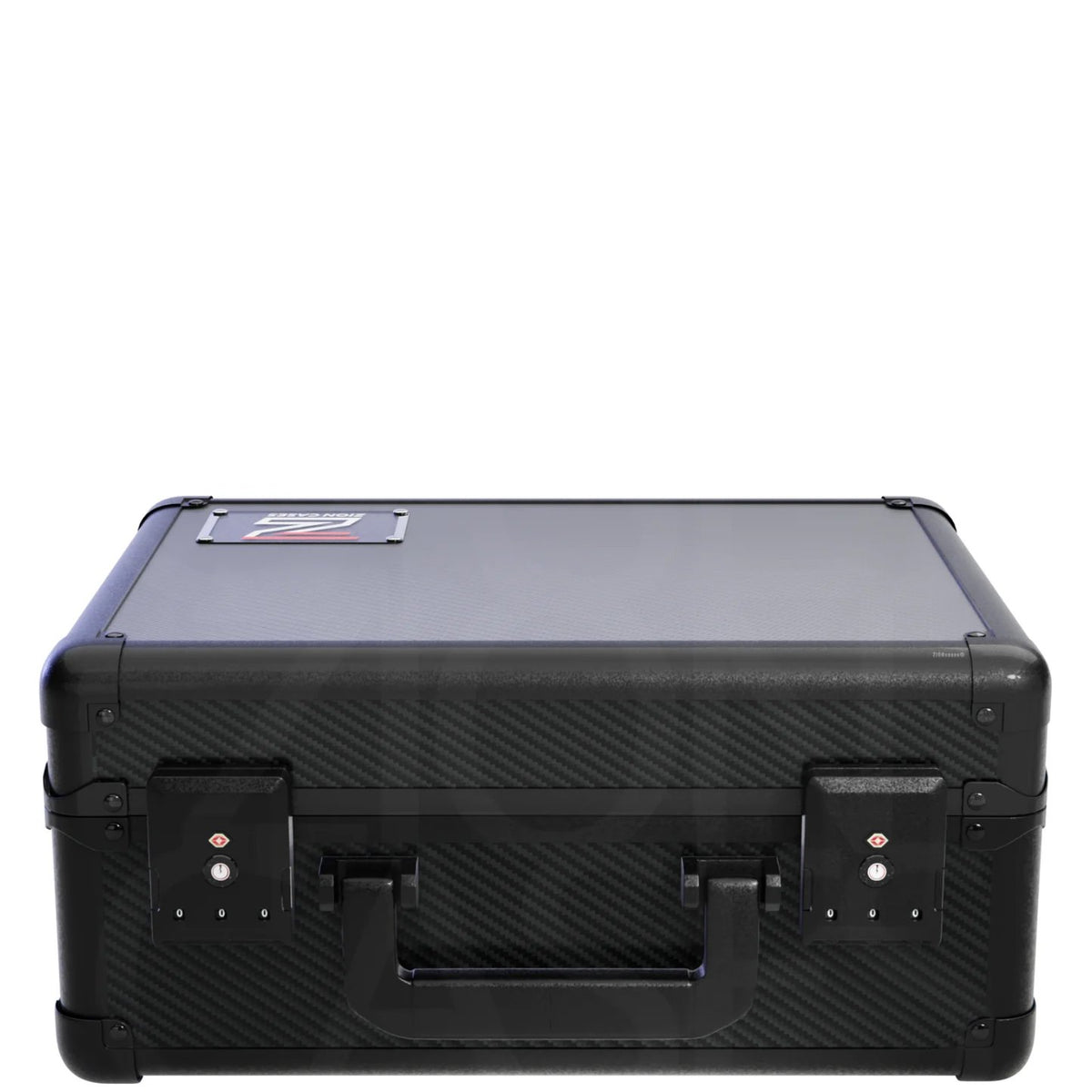 Zion Cases Slab Case X Carbon Fiber Black, Graded Card Storage Case for Up to 110 Slabs, TSA-Approved Locking Case with High-Grade Foam, Protective Collector Case for Travel and Storage (PRE-ORDER)