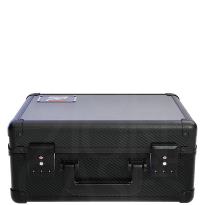 Zion Cases Slab Case X Carbon Fiber Black, Graded Card Storage Case for Up to 110 Slabs, TSA-Approved Locking Case with High-Grade Foam, Protective Collector Case for Travel and Storage (PRE-ORDER)