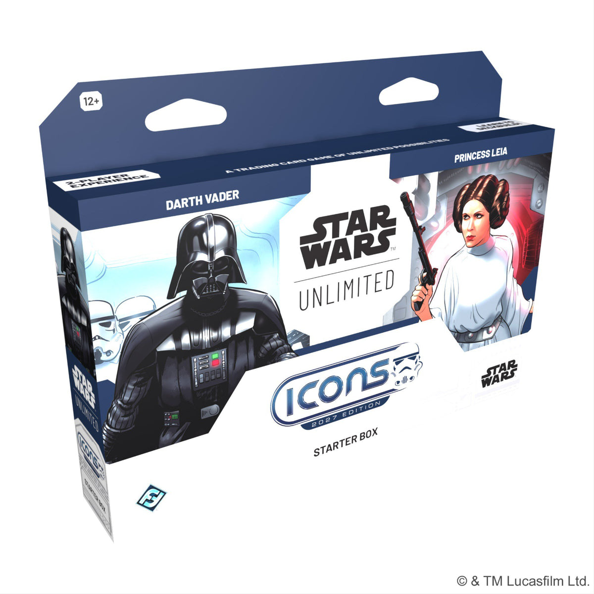 Star Wars: Unlimited Icons 2027 Edition Starter Box – Trading Card Game Starter Set with Darth Vader & Princess Leia Pre-Constructed Decks (PREORDER - Release Date November  20, 2026)