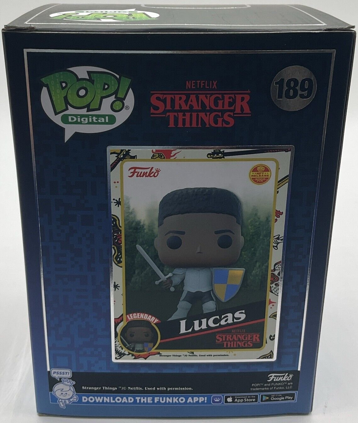 Funko Pop! Vinyl: Stranger Things - Lucas #189 (Digital Pop! Release)