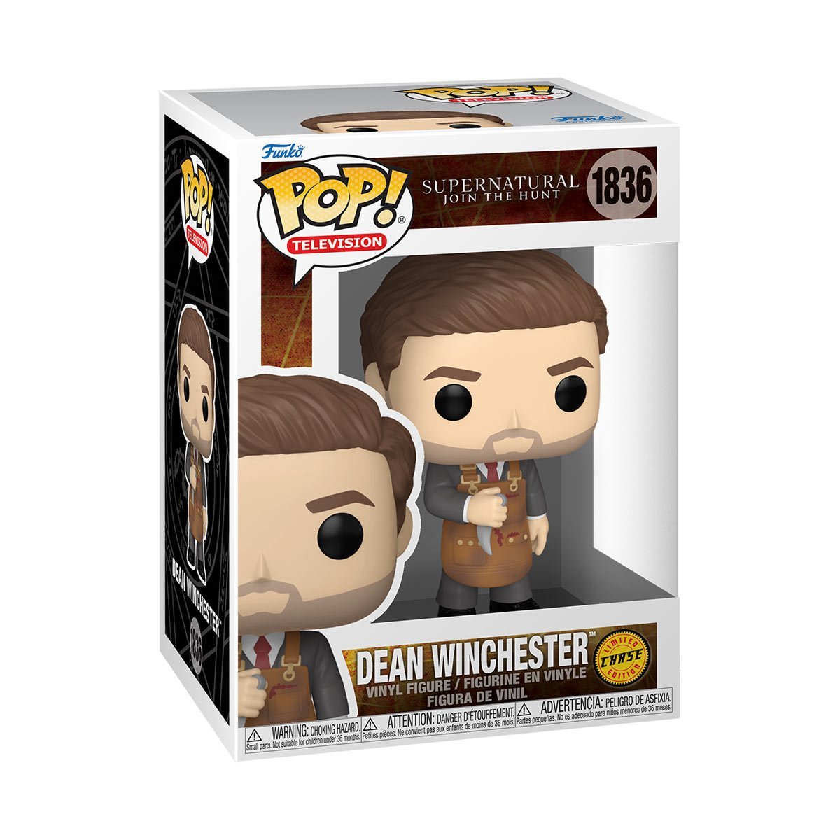 Dean Winchester #1836 Funko Pop! Television Supernatural Join The Hunt - Set of 2 (Chase and Common) Collectible Vinyl Figures - Estimated Arrival: Jan. 2026 (PRE-SALE)