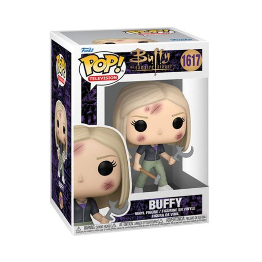 Buffy with Weapons Funko Pop! Television: Buffy The Vampire Slayer - Approx. 3 3/4" Collectible Vinyl Figure #1617 with Display Box Protector Case