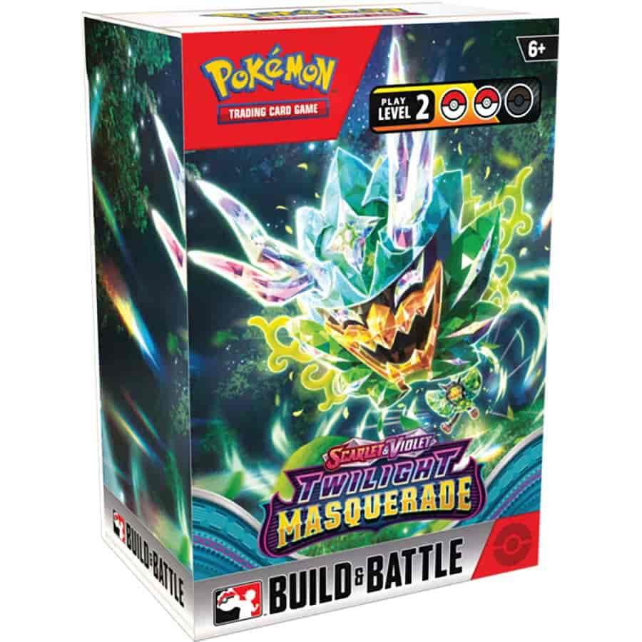 Pokemon TCG SV06 Scarlet and Violet Twilight Masquerade Build and Battle Box with Packs