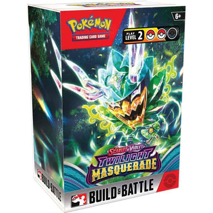 Pokemon TCG SV06 Scarlet and Violet Twilight Masquerade Build and Battle Box with Packs