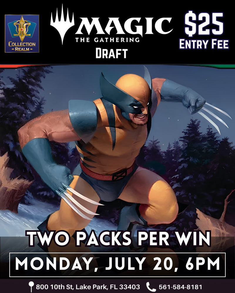 Magic: The Gathering Draft – July 20, 2026 (Monday 6:00 PM)
