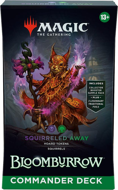 Magic: The Gathering TCG Bloomburrow Commander Deck Squirreled Away Ready to Play Deck