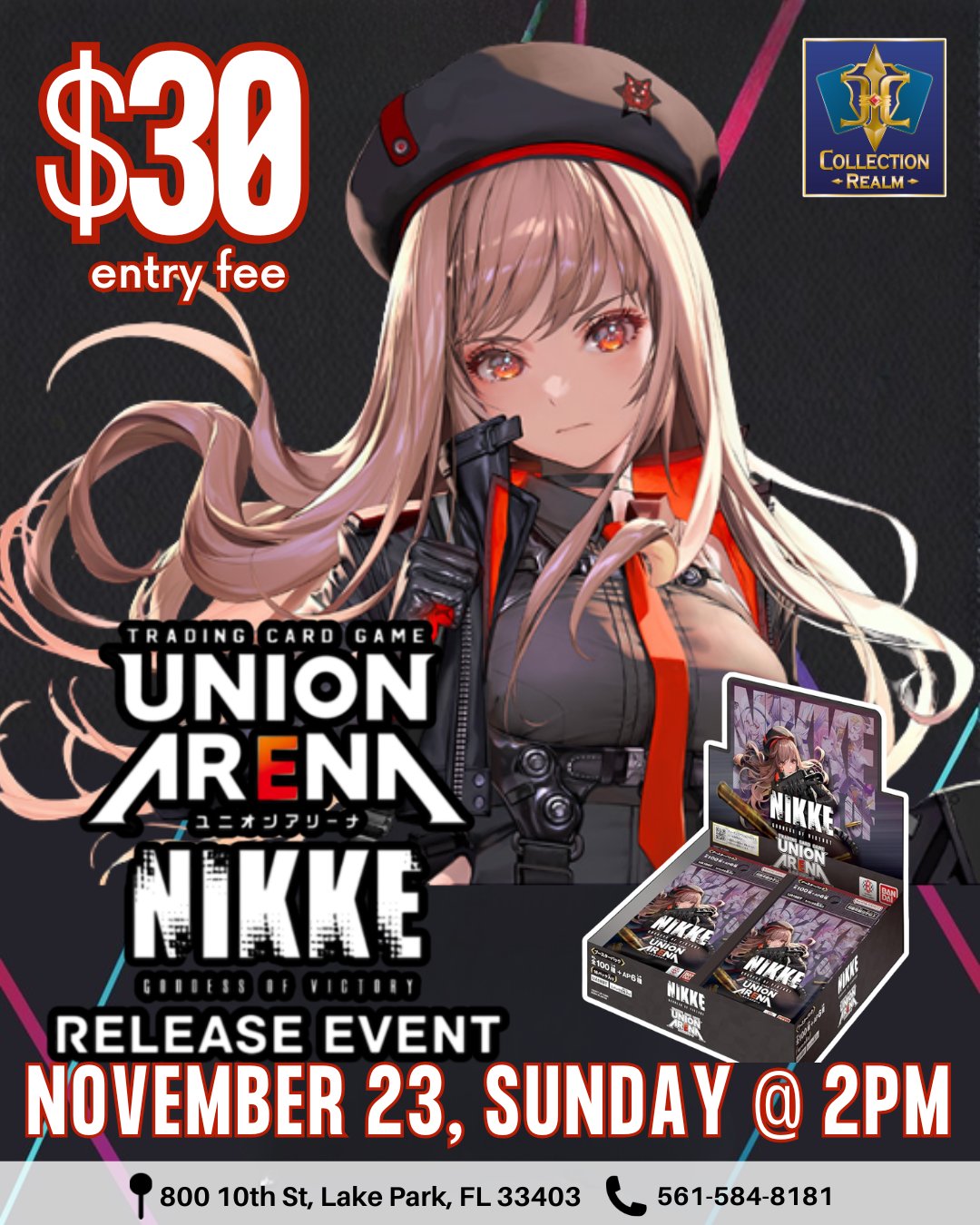 Union Arena TCG: Nikke Release Event – Sunday, November 23, 2025 at 2:00 PM