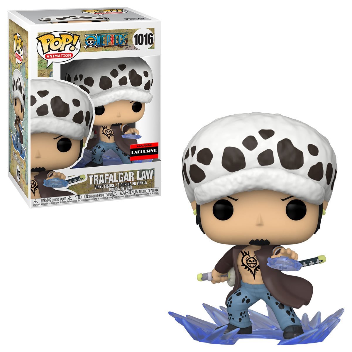 Trafalgar Law Room Attack #1016 Funko Pop! Animation One Piece - 1 in 6: CHANCE OF CHASE - Collectible AAA Anime Exclusive Vinyl Figure with Window Display Box