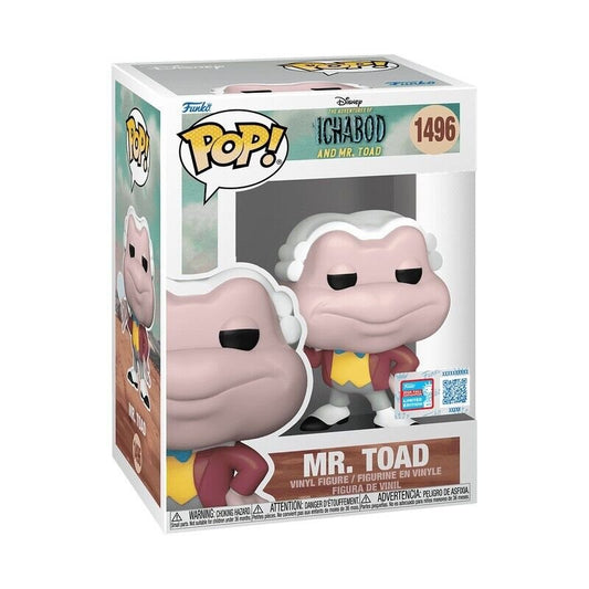 Mr. Toad with Monaco Funko Pop! The Adventures of Ichabod and Mr. Toad - NYCC 2024 Exclusive - Approx. 3.3" Collectible Limited Edition Vinyl Figure #1496 with Display Box Protector Case