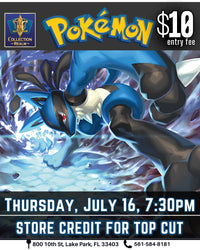 Pokémon TCG Tournament – July 16, 2026 (Thursday 7:30 PM)