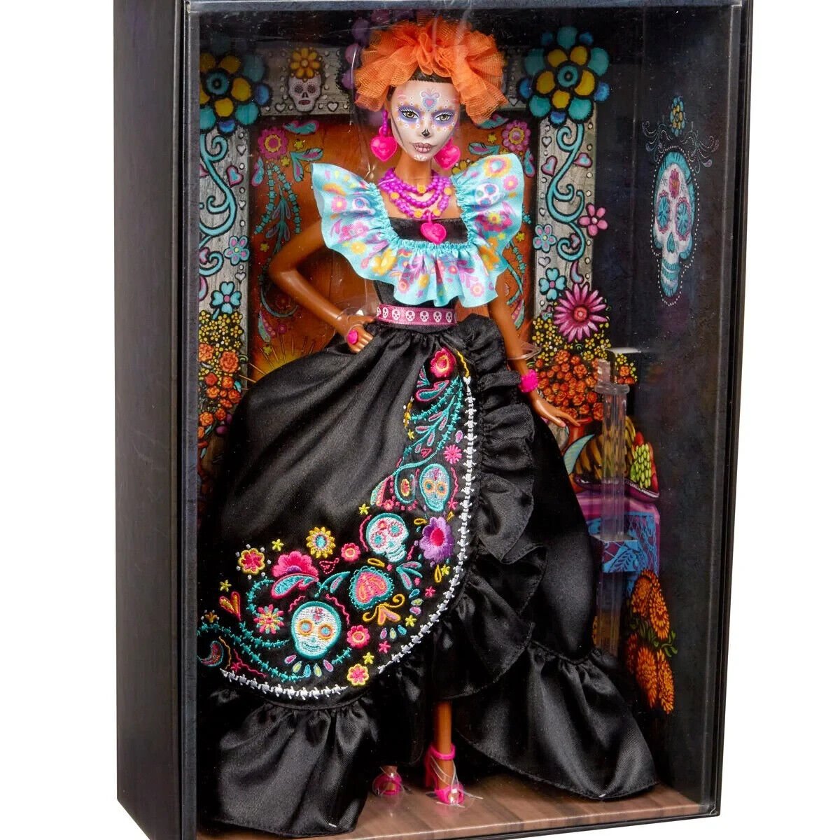 Barbie Día De Los Muertos 2024 Collector Barbie Signature Doll - Day of the Dead Special Edition Barbie Ken in Traditional Mexican Attire by Mattel