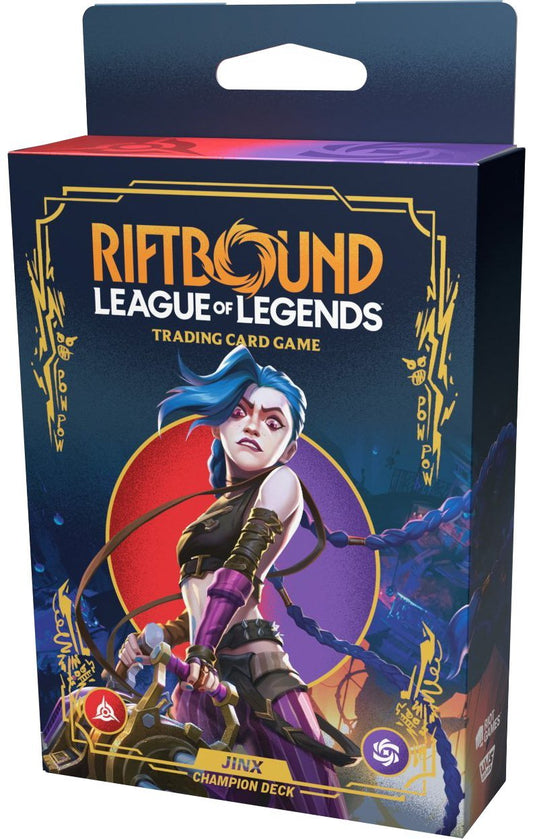 Riftbound League of Legends Trading Card Game: Jinx Champion Deck *Pre-Sale* October 2025 Release