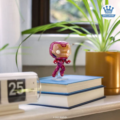 Iron Man (Facet) Funko Pop! Disney 100: Marvel - Approx. 4.3" Collectible Exclusive Bobblehead Figure #1268 with Window Display Box