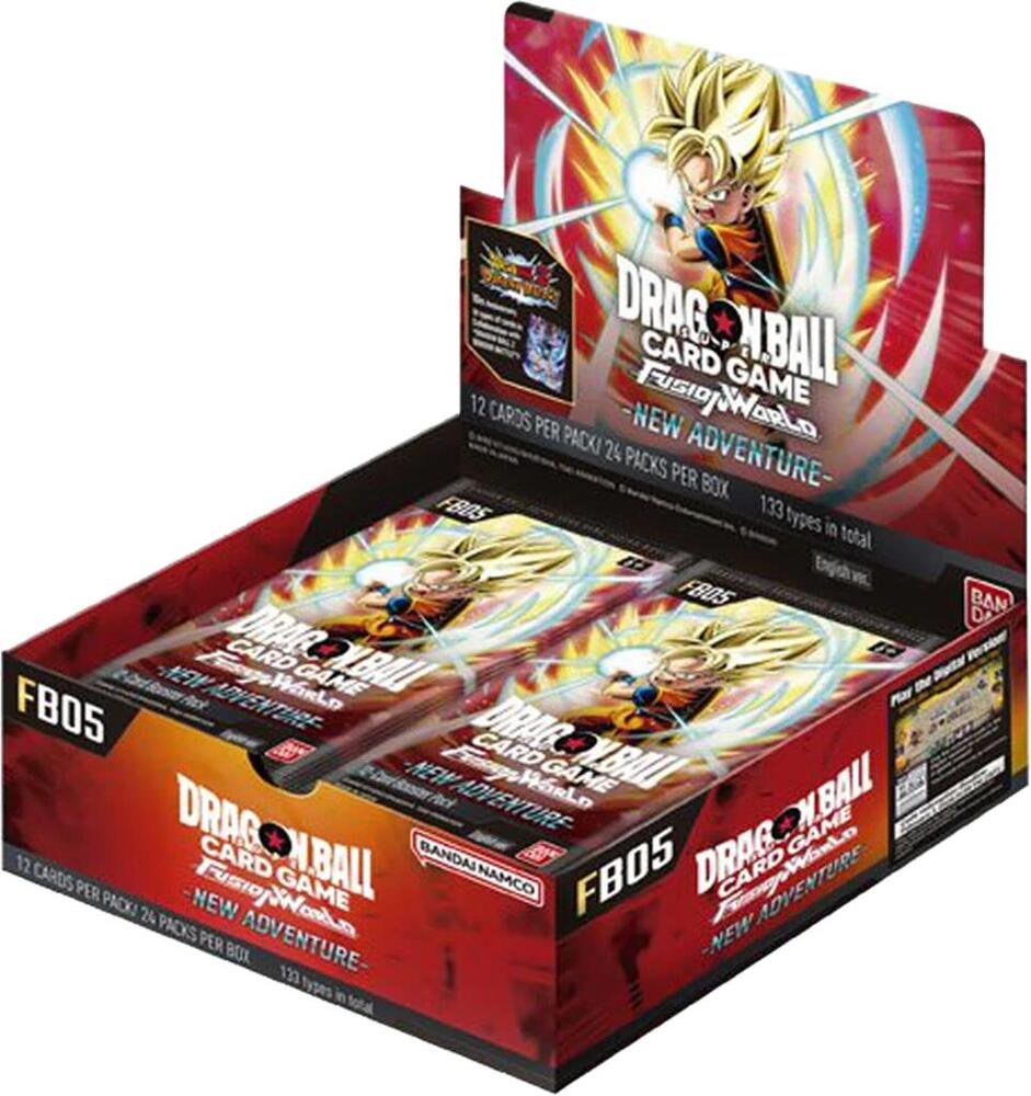 Dragon Ball Super Card Game Fusion World SFW FB05 New Adventure Booster Box