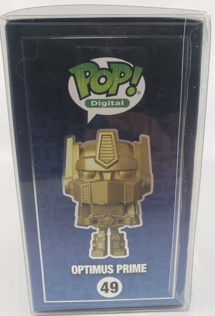FUNKO POP! DIGITAL TRANSFORMERS OPTIMUS PRIME GOLD GRAIL LIMITED EDITION 999 #49