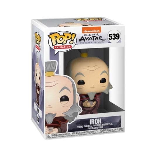 Iroh with Tea Funko Pop! Animation: Nickelodeon Avatar The Last Airbender - Approx. 3 3/4" Collectible Vinyl Figure #539 with Window Display Box