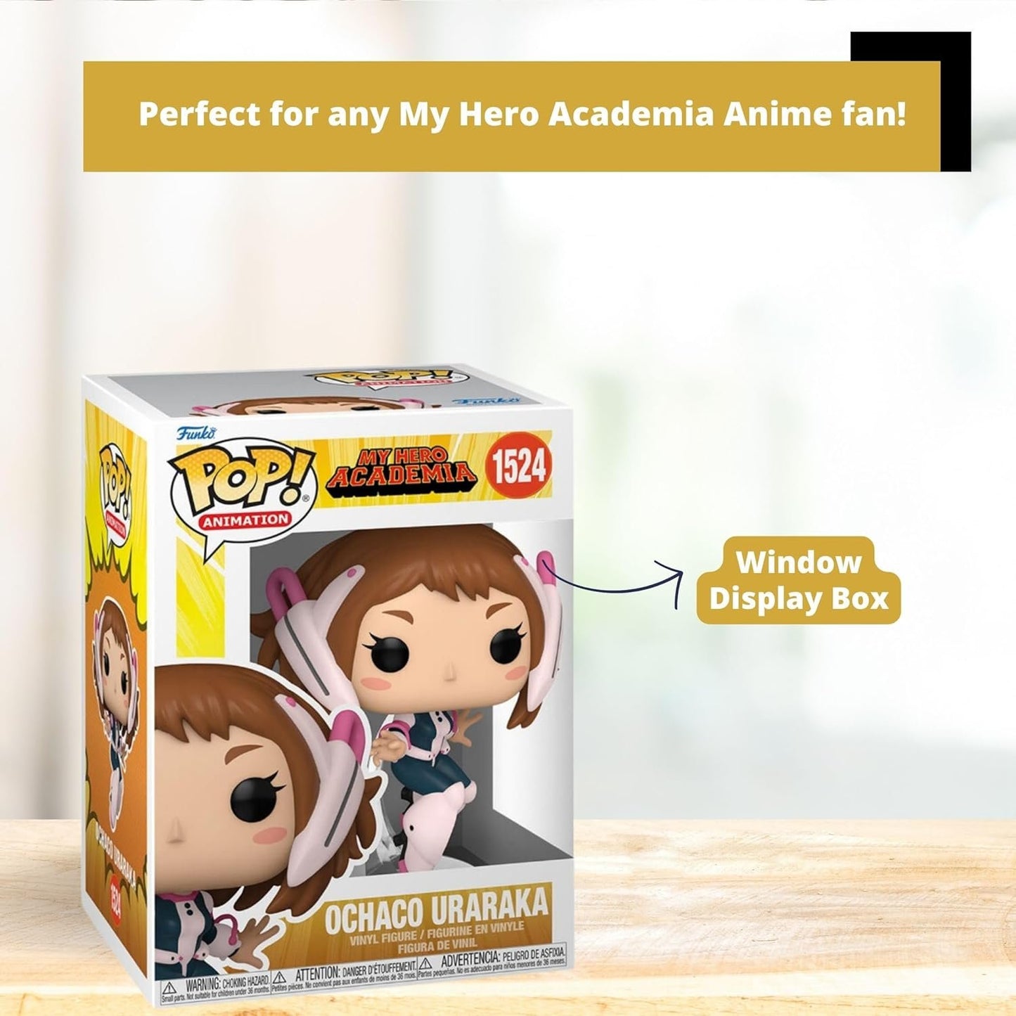 Ochago Uraraka Funko Pop! Animation My Hero Academia - Vinyl Figure #1524 with Display Box Protector Case