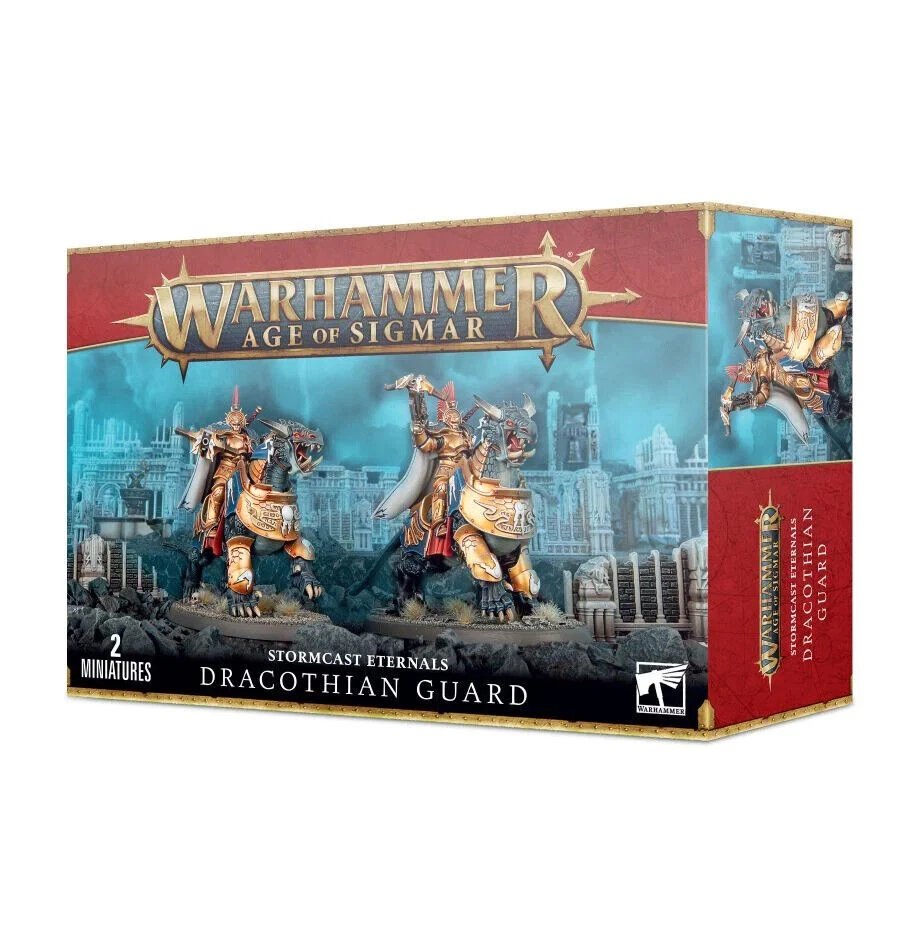 Games Workshop Warhammer Age of Sigmar Stormcast Eternals Dracothian Guard - 2 Miniatures
