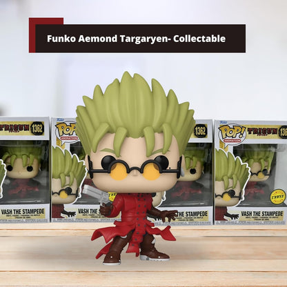 Vash The Stampede Funko Pop! Animation Trigun - Chase Limited Edition Vinyl Figure #1362 with Display Box Protector Case