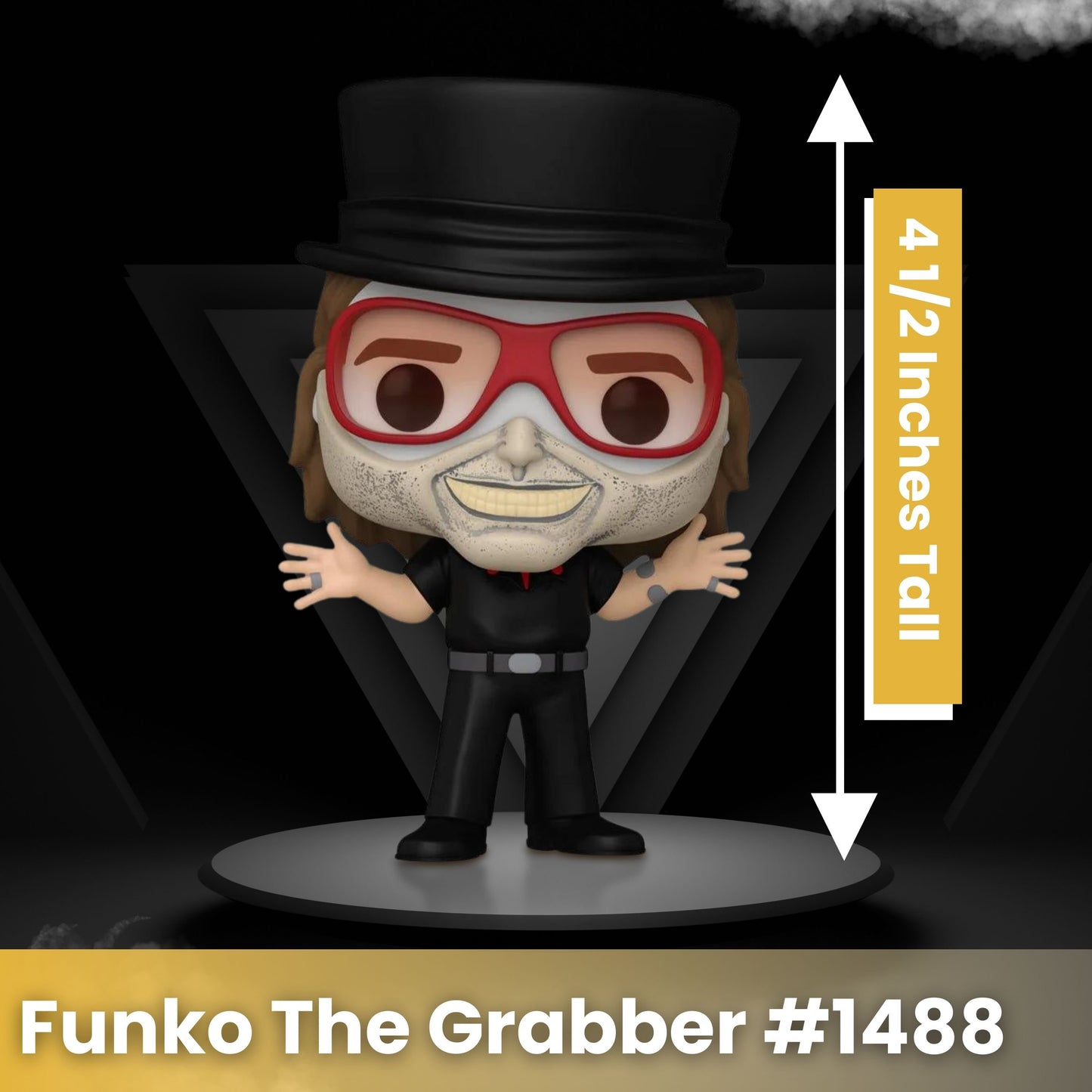 The Grabber Funko Pop! Movies Black Phone The Movie - Approx. 4 1/2" Collectible Vinyl Figure #1488 with Display Box Protector Case