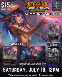 Riftbound League of Legends TCG Summoner Skirmish – July 18, 2026 (Saturday 12:00 PM)