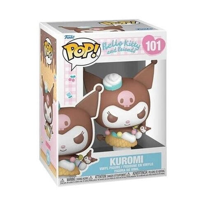 Funko Pop! Hello Kitty and Friend Wave 7 - Set of 5 (My Melody (Ice Cream) #103, Tuxedosam (Ice Cream) #102, Kuromi (Ice Cream) #101, Cinnamoroll (Ice Cream) #100, and Hello Kitty (Ice Cream) #99) Collectible Vinyl Figures
