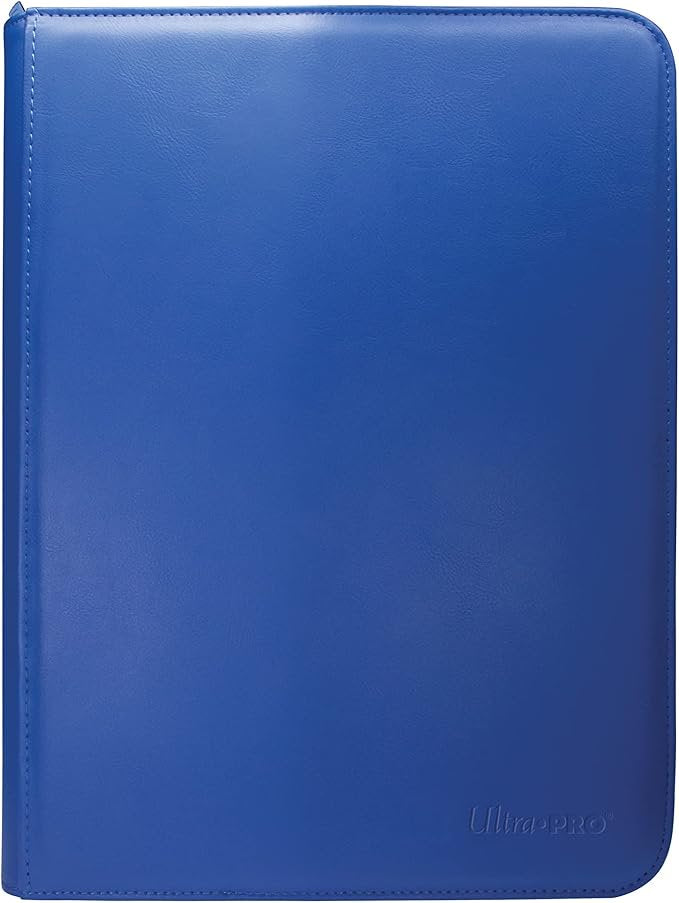 Ultra PRO Vivid Blue 9 Pocket Zippered Binder 360 Card Storage Album