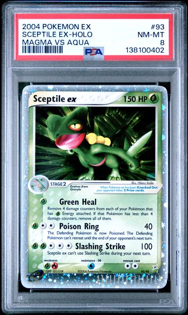 Pokemon Sceptile ex PSA 8 0402