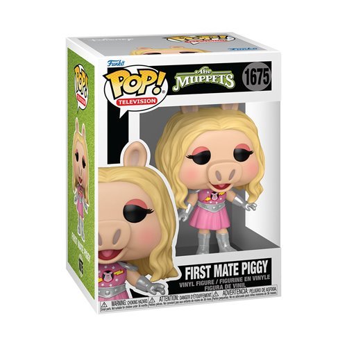First Mate Piggy #1675 Funko Pop! Television The Muppets - Approx. 4" Collectible Vinyl Figure Bundled with Display Box Protector Case - Estimated Arrival: Nov. 2025 (PRE-SALE)