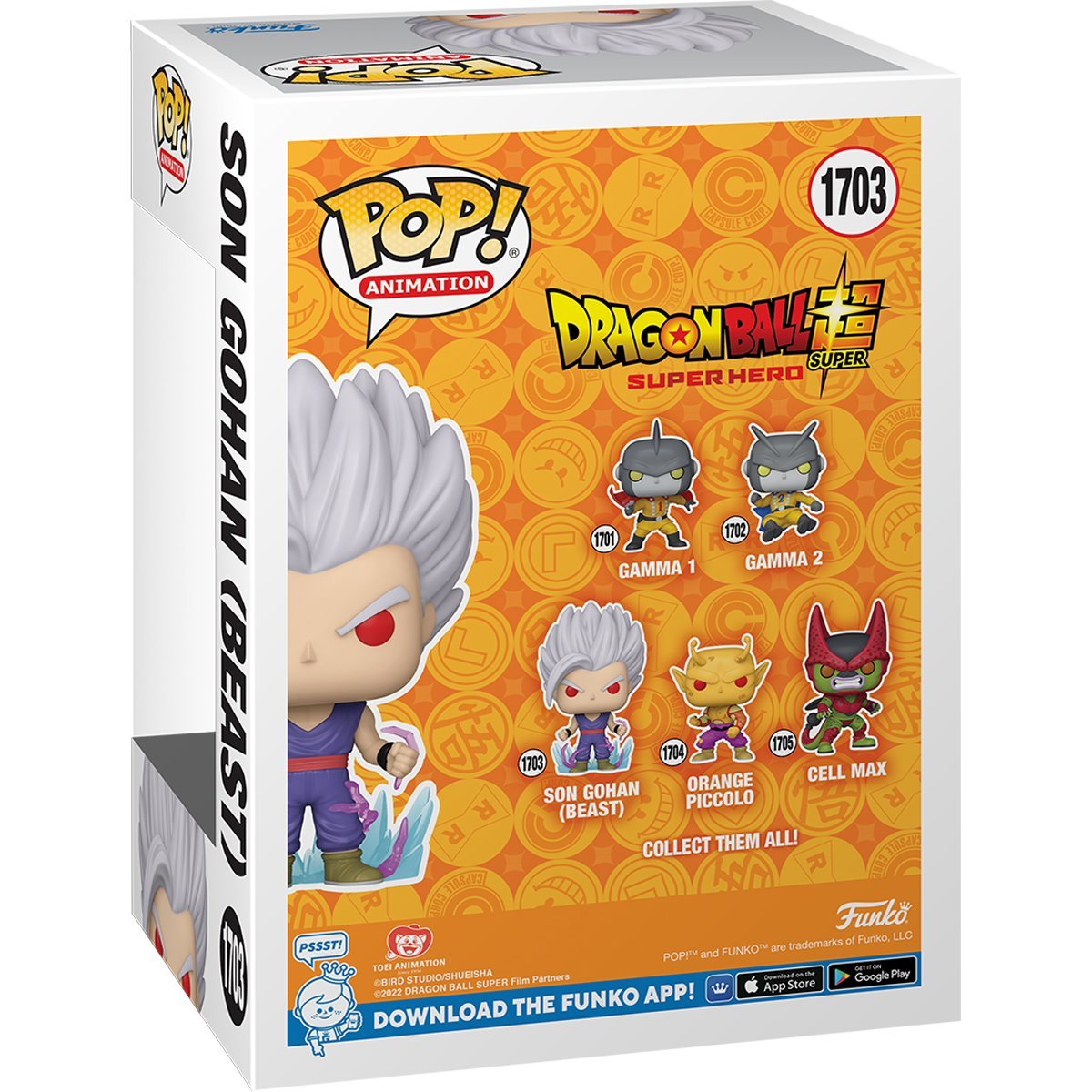 Son Gohan (Beast) Funko Pop! Animation Dragon Ball Super Hero - 1 in 6: CHANCE OF CHASE - Approx. 5 1/2" Collectible Vinyl Figure #1703 with Window Display Box