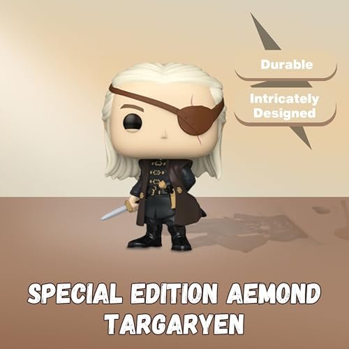 Aemond Targaryen Funko Pop! House of The Dragon - Approx. 3.9" Vinyl Figure # 13 with Display Box Protector Case