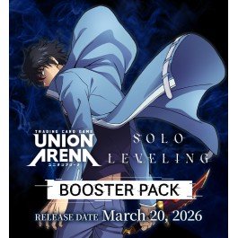 Union Arena TCG Solo Leveling Booster Box – 16 Packs, English Edition, Featuring 17 Exclusive New Illustrations, Award-Winning Anime Trading Card Game (PRE-ORDER MARCH)