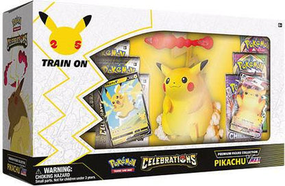 Pokemon TCG Celebrations Pikachu VMAX Premium Figure Collection Trading Card Box