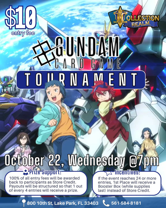Gundam Card Game Tournament – Wednesday, October 22 at 7:00 PM