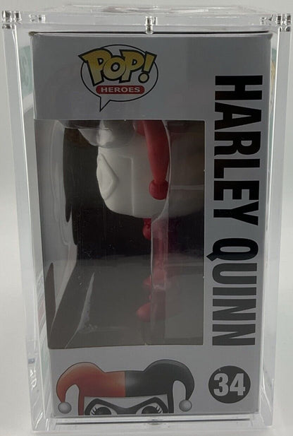 Funko POP! Heroes (DC Comics) Harley Quinn #34 Prototype + Keychain Prototype