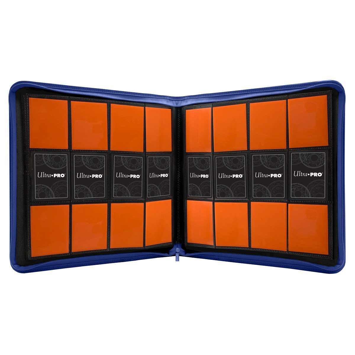 Ultra PRO 12-Pocket Zippered PRO-Binder – Blue | Premium Trading Card Binder for Collectors | Holds Up to 480 Cards | Acid-Free, Side-Loading Design for Maximum Protection (PRE-SALE December)