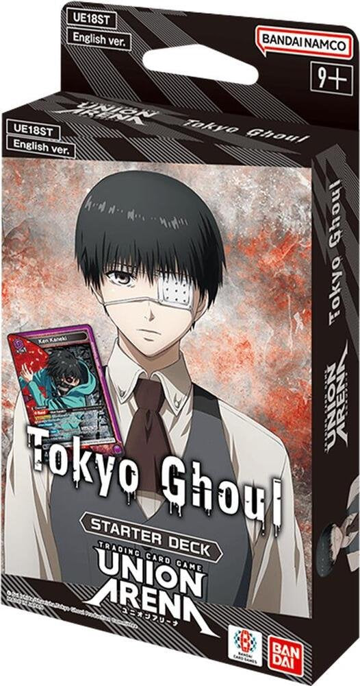 Union Arena Tokyo Ghoul Starter Deck UE18ST Bandai Trading Card Game TCG with 50 Card Pre-Constructed Deck, Promo Pack, Action Point Cards, Playsheet Anime Collector Set