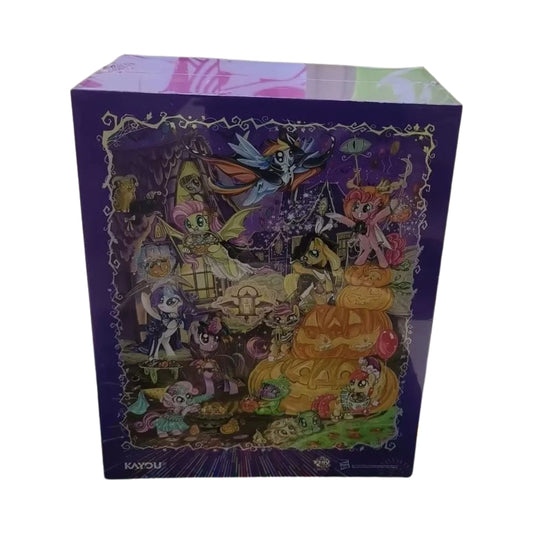 Kayou My Little Pony TCG S03 Nightmare Night Gift Box 01 - 5 Booster Packs, Exclusive 6-Card Pack, 70 Card Sleeves, 3x3 Card Album, Collectible Trading Card Game Set (PREORDER - Release Date September 25, 2026)